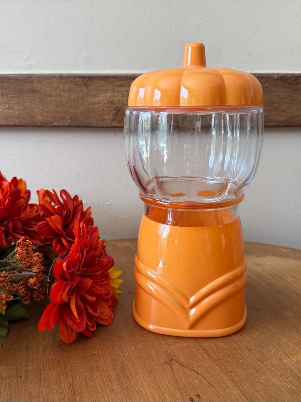 Target Orange Gumball Machine Kitchen Canister